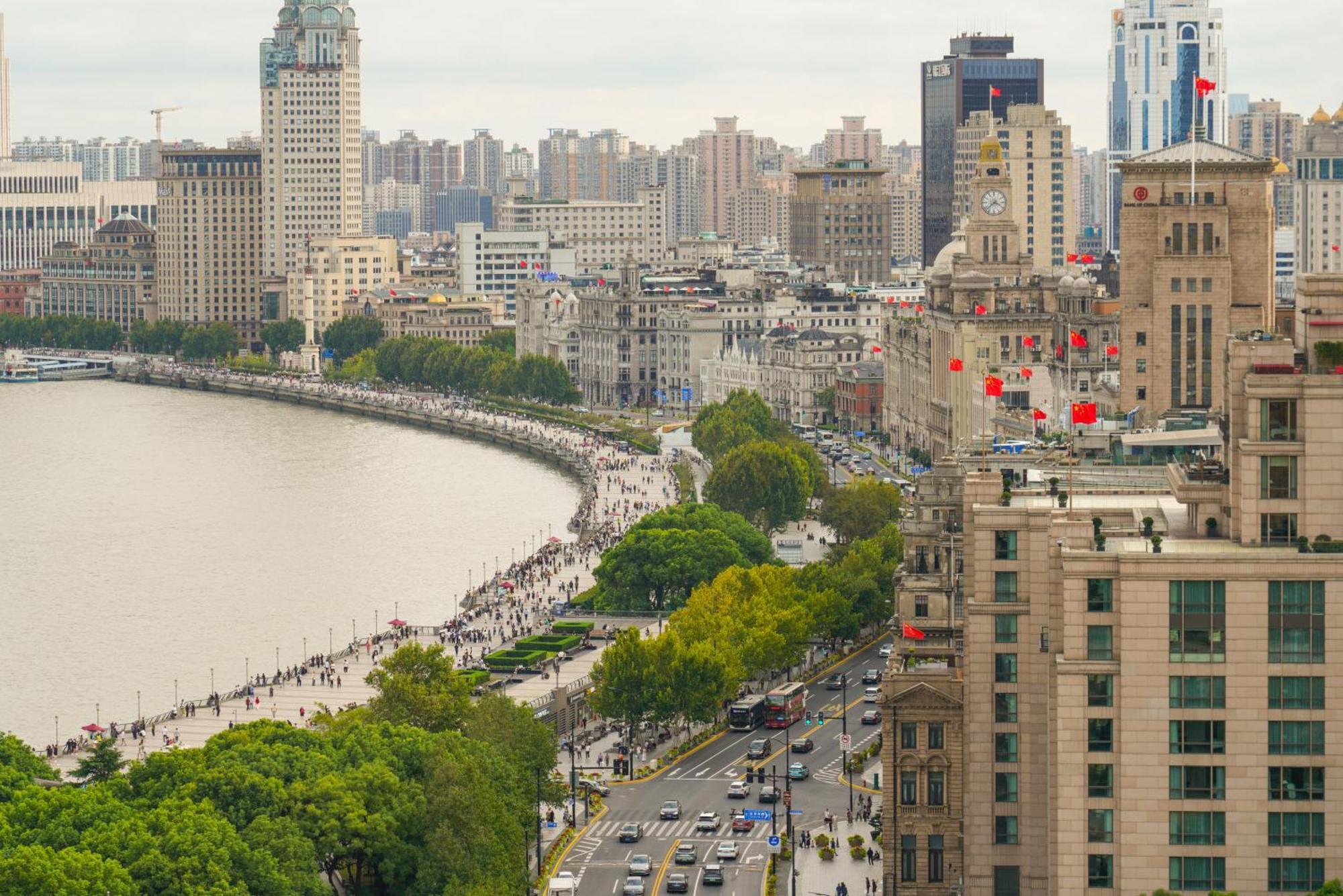 Broadway Mansions Hotel - On The Bund Шанхай Экстерьер фото